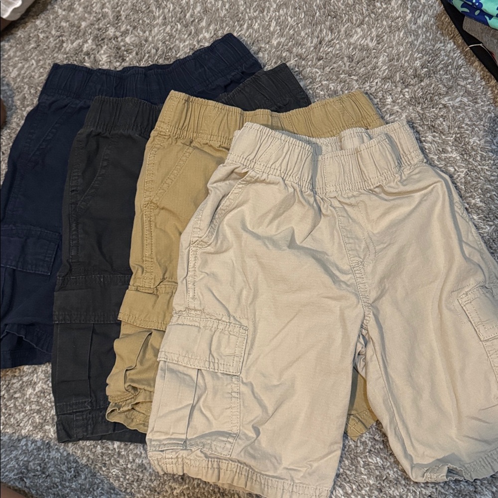 4 BUNDLE BOY'S CARGO SHORTS